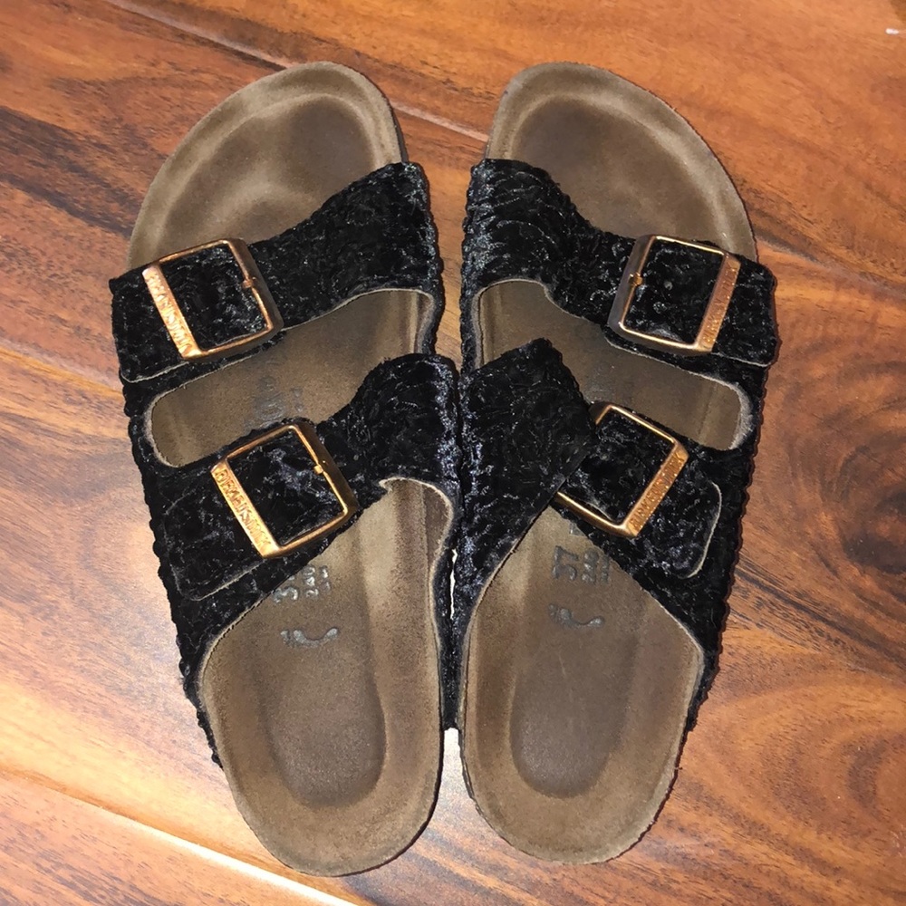 Velvet Brown Birkenstocks